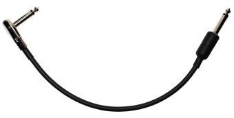 2 Ft Castline Silver Mogami 2319 Guitar Pedal Board Effects Switcher Patch Cable 14 TS Low Profile and Short Barrel Connectors